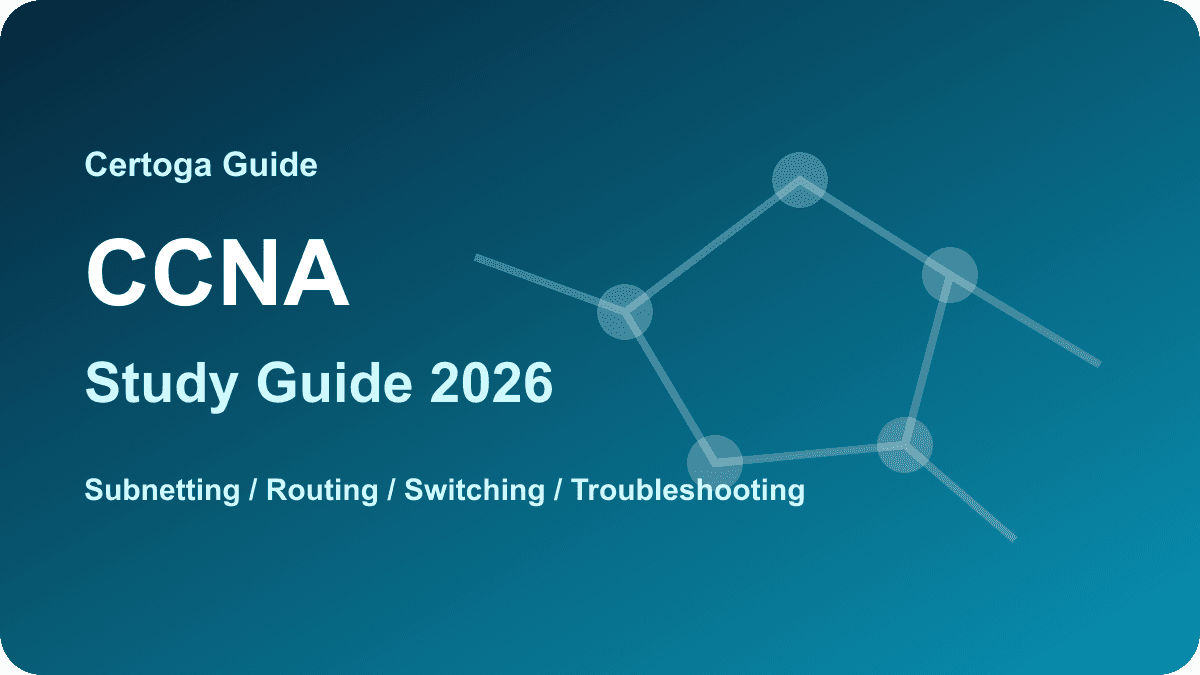 CCNA Study Guide 2026 cover