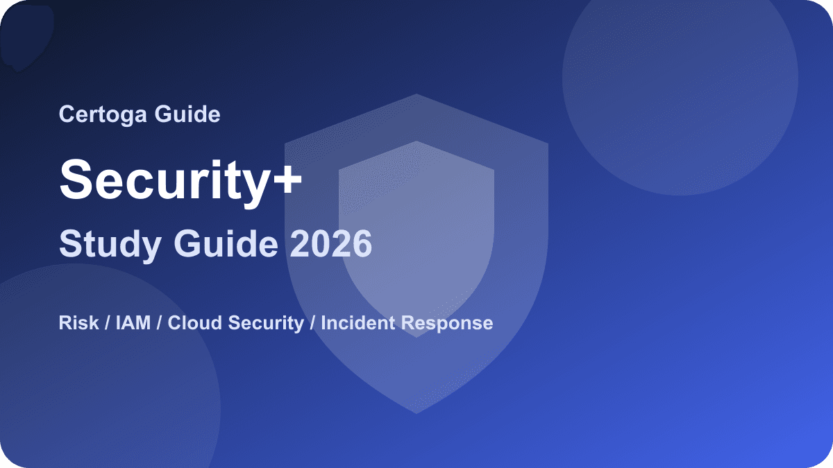 Security+ Study Guide 2026 cover